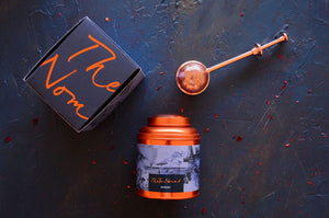 Iced Tea Canister Duo and Tea Infuser gift set- Sydney and Maldives tea canisters and copper tea infuser.